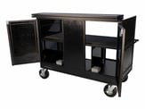 KC-35BFSS Stealth Series Keyboard Cart with Bi-Fold Top Cover
